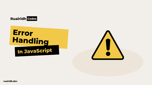 Javascript Exception Handling 